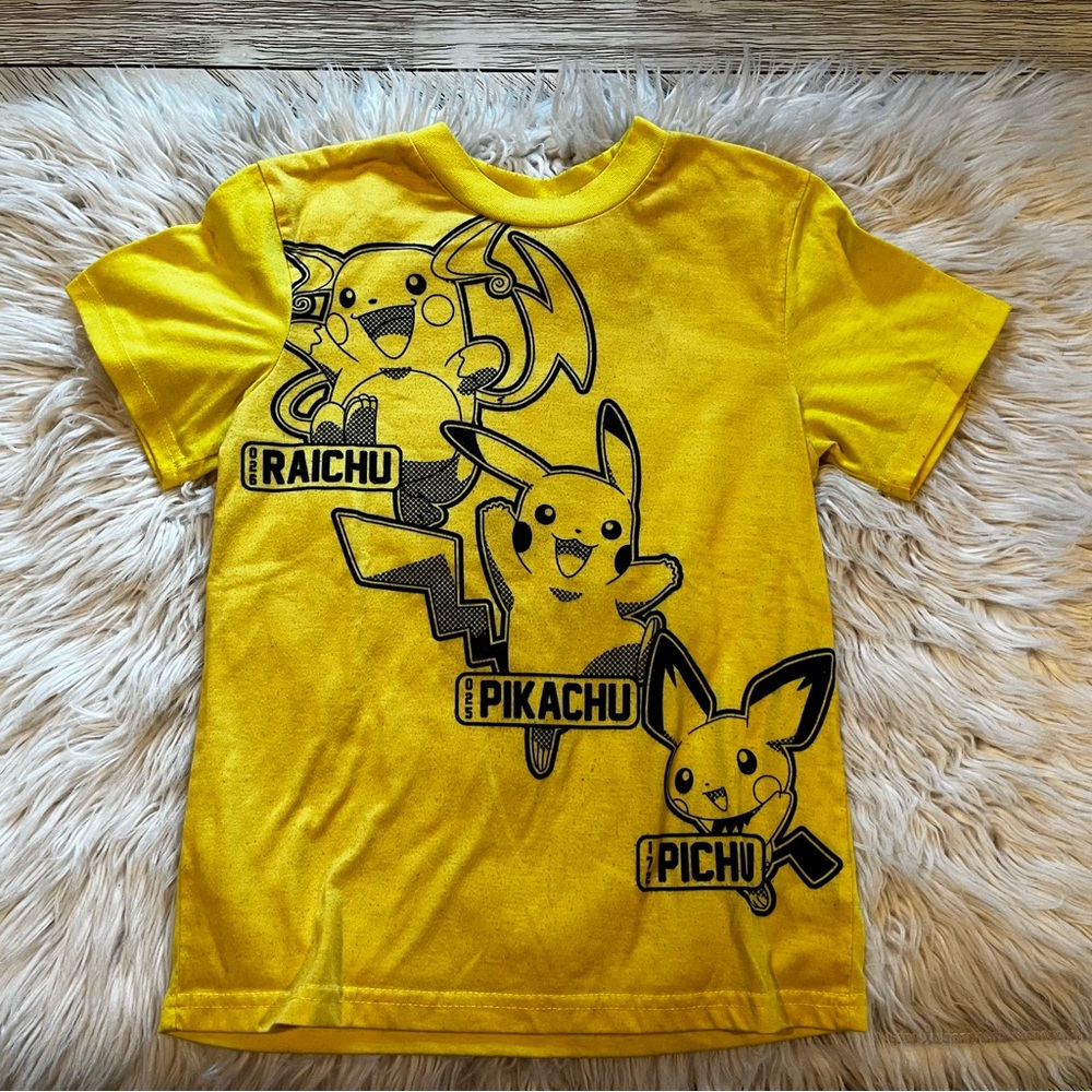 2 Pokemon Kids Pajamas Sets- Blue and Yellow/Black and Yellow - Picture 11 of 16